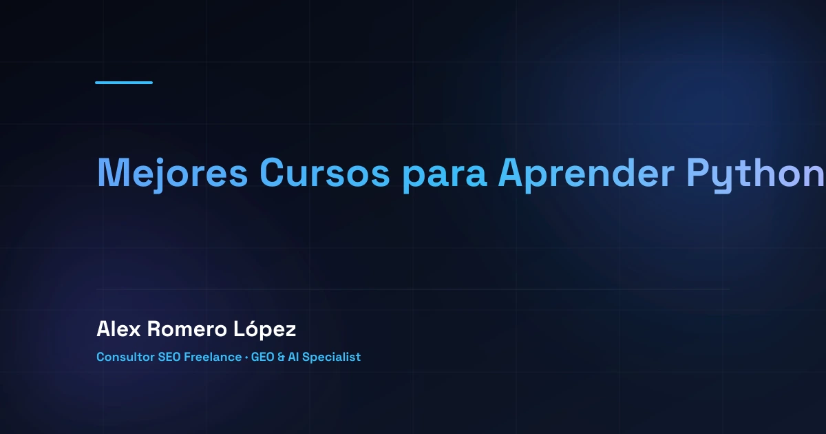 Mejores Cursos para Aprender Python